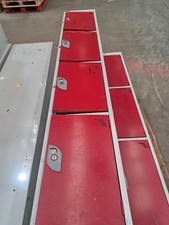 Metal Metal Storage Lockers – Sets of 4 – With Keys