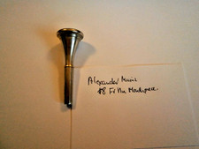 French Horn Mouthpiece solid nickel silver Alexander Mainz 8  - good condition