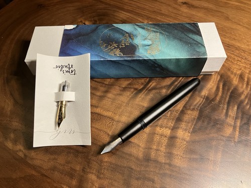 Titanium flex nib fountain pen - nib,