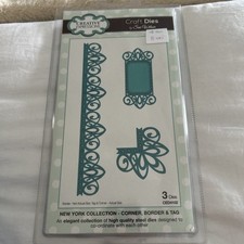 Creative Expressions Die Set - New York Collection - Corner, Border & Tag New 