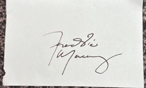 Freddie mercury signature - freddie,