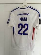 CLINTON MATA OLYMPIQUE LYONNAIS Match issued signed Home shirt with coa 
