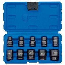 1x 10 Piece Draper 1/2" Square