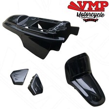 Yamaha PW50 PY50 Body Fairing Kit Plastic Front Rear Fender BLACK