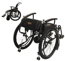 MobiQuip All Terrain G-Explorer , Lightweight, Folding, Aluminium Wheelchair