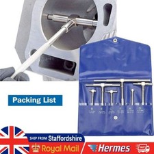 6pcs Telescopic Gauge 8-150mm Adjustable Inner Diameter Gauge Micrometer Tool