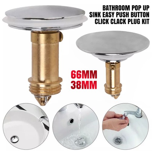 Chrome click clack basin - chrome, waste