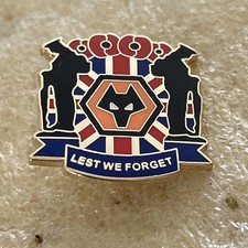 Collectable Wolverhampton Wanderers Supporter Enamel Badge Wear Proud For Wolves