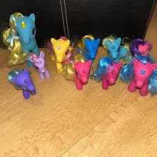Gi-Go Toys Wonder Pony Land My Little Pony Bundle Mixed Sizes 10 Ponies VGC