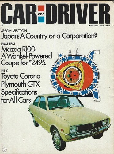 Car driver november 1970 - &,