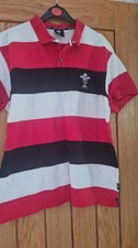 Men's Red Whie And Black Wales