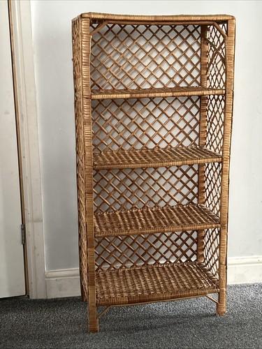 Retro vintage cane shelves - vintage,
