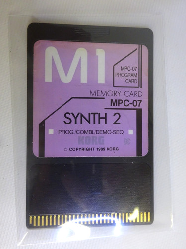 Korg synth mpc 07 - korg, memory