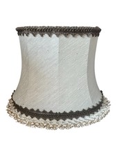 French Large Lamp Shade Vintage 1950s Tassels