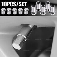 10Pcs Plastic Chrome Car Tire