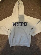 Ladies Topshop grey hoodie NYPD Size s