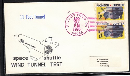 Space shuttle wind tunnel test - space,