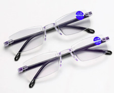 2 Packs Light weight Frame-less Reading Glasses Diamond Women/Men UK