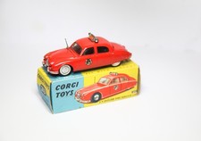 Corgi 213 Jaguar 2.4 Fire Service Car In Original Box - Excellent Vintage Model