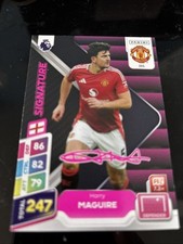 MATCH ATTAX 2025 HARRY MAGUIRE MANCHESTER UNITED SIGNED.