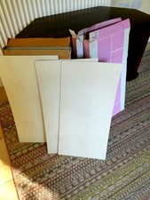 LVT Flooring Tiles "Pale Limestone" 3 boxes 10m2 total coverage - NEW BOXED