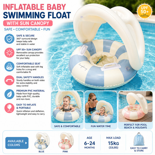 Inflatable baby swimming - baby, float