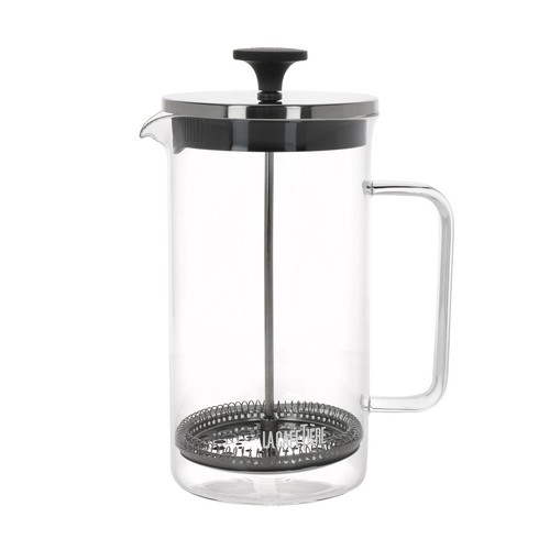 Cafetiere glass black - la, &