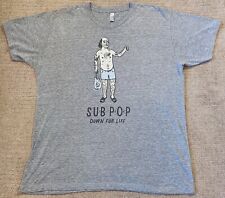Sub Pop T-shirt Down for Life Vintage Mudhoney Tad Nirvana Soundgarden