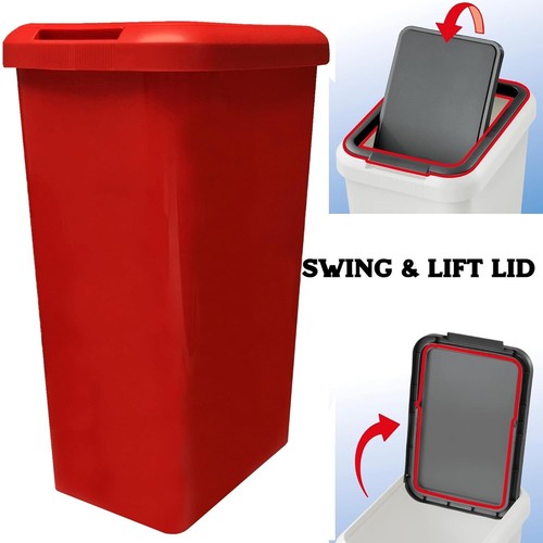 Kitchen bin red swing and - bin,