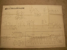 Artesania Latina kit plans of La Toulonaise a scale schooner model 19" LOA