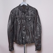 ALL SAINTS Leather Shirt