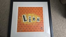 Jamie Reid Signed LIES L-13