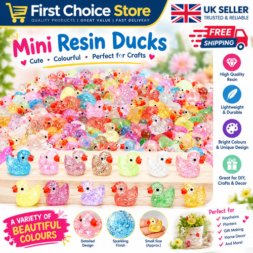 100pcs mini ducks colors - mini, ducks,