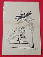 tim burton painting DRAWING on