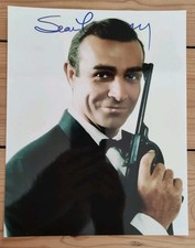 Sean Connery Hand Signed In Person Colour 10x8 Photo James Bond 007 