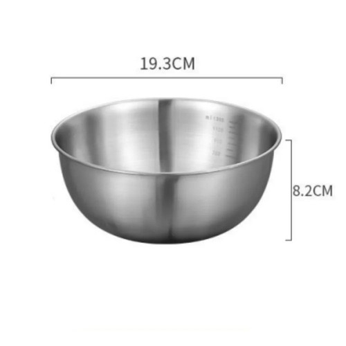 Stainless steel mixing bowl - stainless,