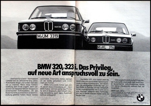 Bmw 320 and 323i - and,