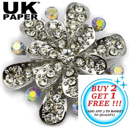 New large silver - large, flower