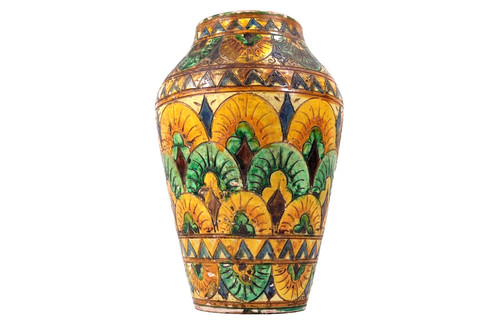 Italian dresser pottery vase - italian,