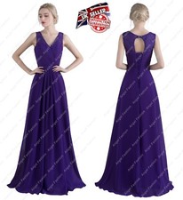 Long chiffon lace - v, neck