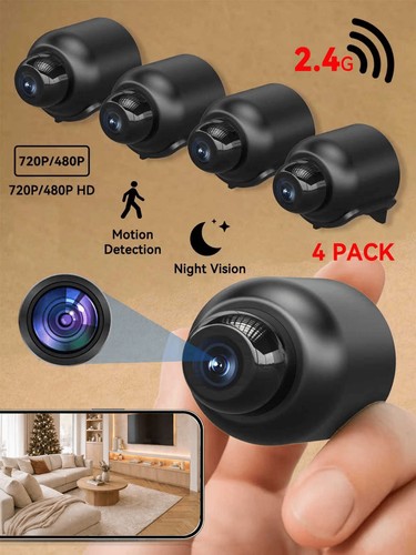 4pcs mini camera with wireless - camera,