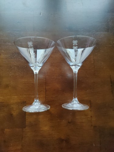 Pair martini glasses 7 - martini, 7"