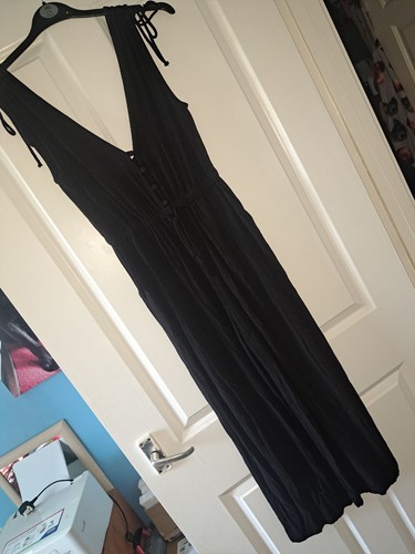 Ladies black button topshop