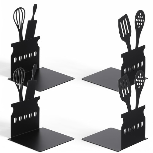 Pcs black metal kitchen - 4,