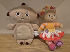 In The Night Garden Small Talking Makka Pakka & Small Soft Upsy Daisy Toys Used