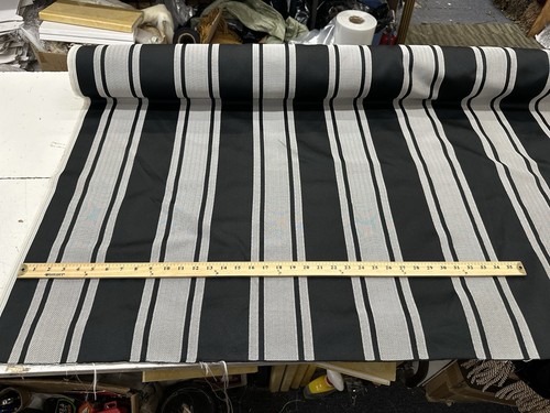 Faux silk striped fabric - striped,