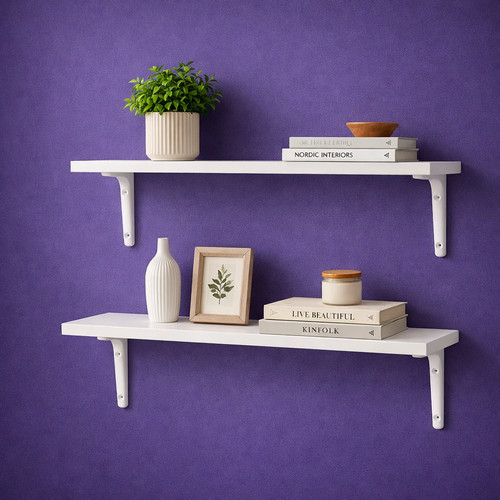 White floating shelves - set, of