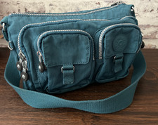 teal kipling handbag
