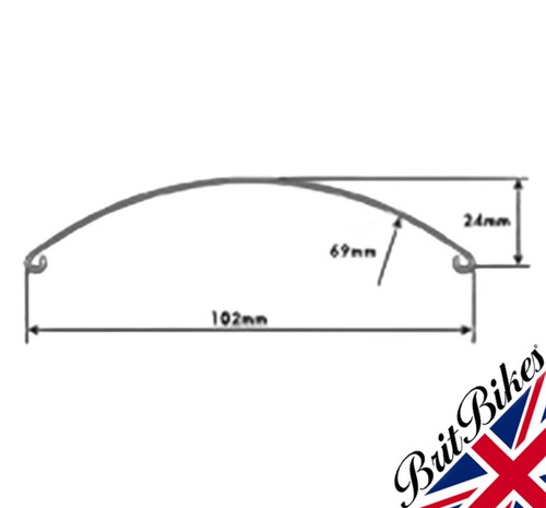 Motorbike universal mudguard - universal,
