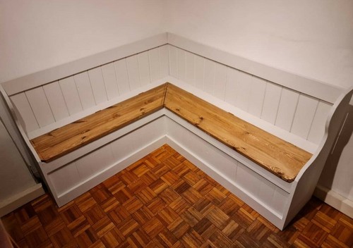 Bespoke corner monks - corner, bench